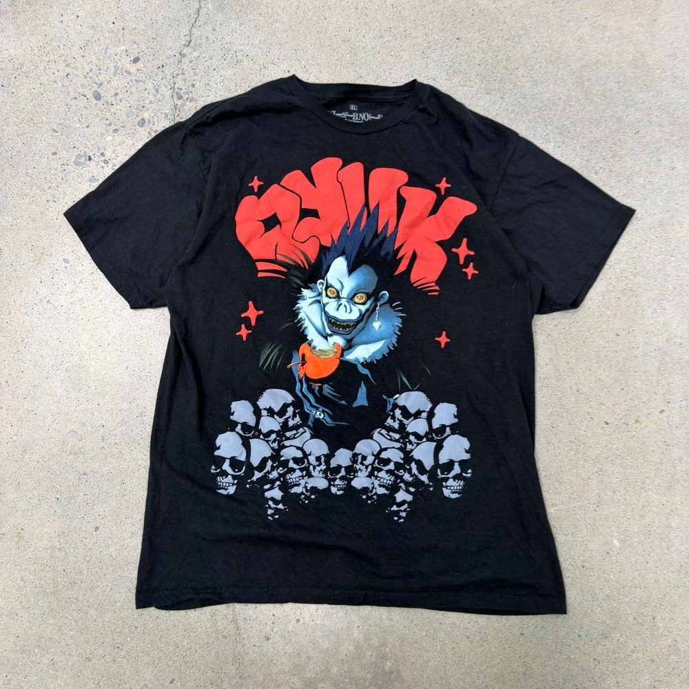 Vintage Y2K Deathnote Ryuk Anime T-Shirt (Size XL)